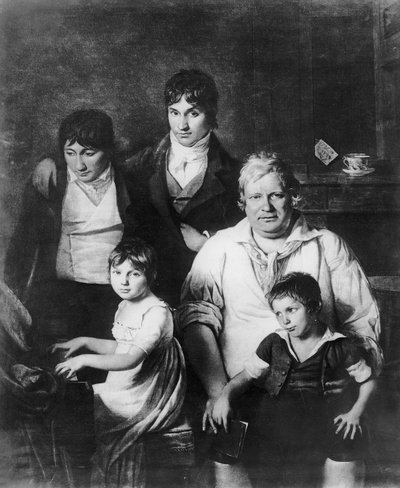 صورة عائلية ، كانت تعرف سابقًا باسم ميشيل جيرارد (1737-1815) عضو في الاتفاقية ، مع عائلته ، نهاية القرن الثامن عشر (صور من وزن الجسم) بواسطة Jacques Louis David
