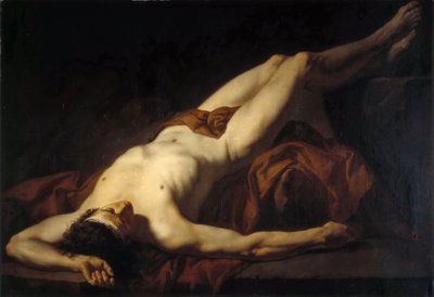 ذكر هيكتور عاري بواسطة Jacques Louis David