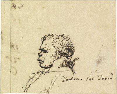 صورة لجورج جاك دانتون 1759-1794 بواسطة جاك لويس ديفيد