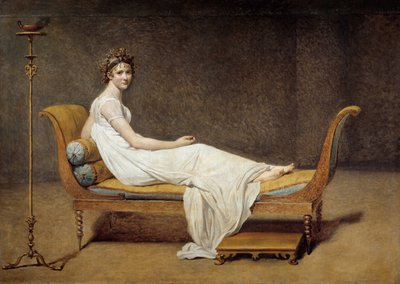 صورة مدام ريكامير (1777-1849) ، جين فرانسواز ديت جولييت - رسم لجاك لويس ديفيد (1748-1825) بواسطة جاك لويس ديفيد