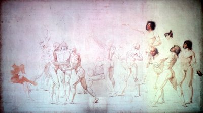 اليمين في ملعب التنس 1791. بواسطة جاك لويس ديفيد