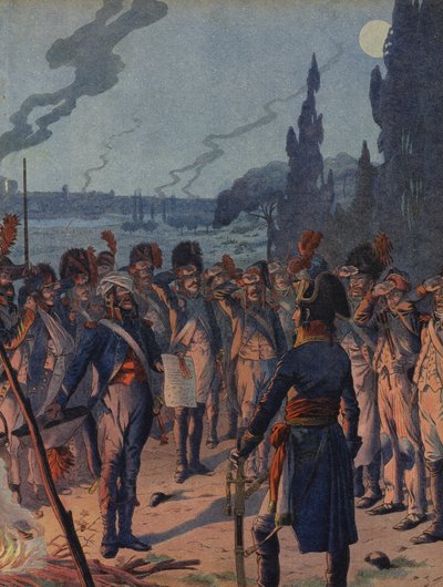 مساء معركة لودي بواسطة Jacques Marie Gaston Onfray de Breville (Job)