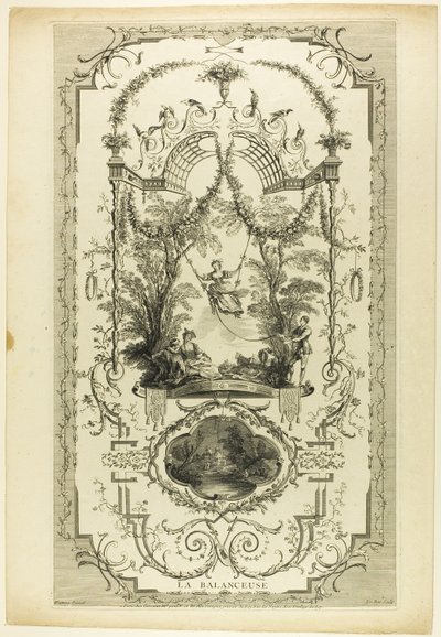الأرجوحة بواسطة Jacques Philippe Le Bas