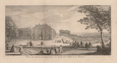منظر لـ Chateau de Seaux من منتزه ديانا بواسطة جاك ريغو