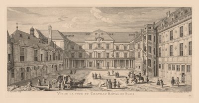 منظر لساحة Château de Blois بواسطة جاك ريغو