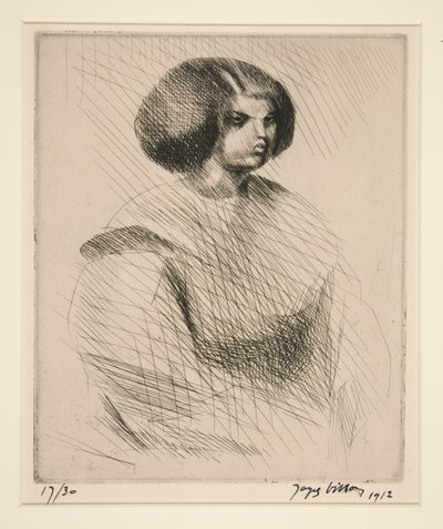 La petite mul؟ tresse (Young Mulatto) بواسطة Jacques Villon