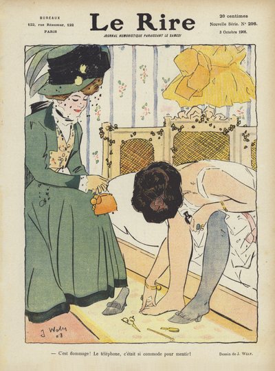رسم توضيحي لـ Le Rire بواسطة Jacques Wely