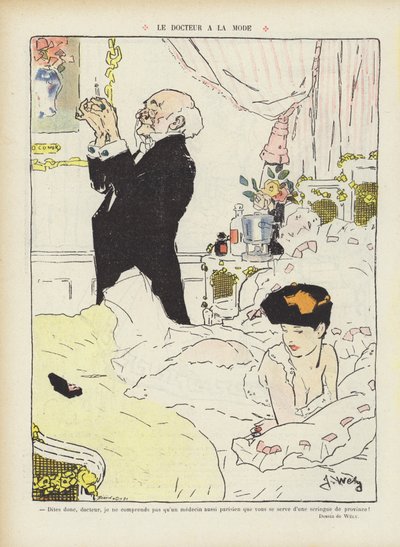 رسم توضيحي لـ Le Rire بواسطة Jacques Wely
