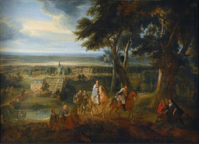 رودولف من هابسبورغ يسلم حصانه إلى كاهن يسلمه القداس، حوالي 1613-1686 (زيت على قماش) بواسطة جاك دارتويس