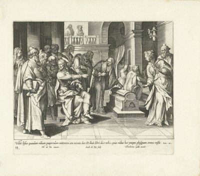 كرم الأرملة الفقيرة فيتا ، passio et Resvrrectio Iesv Christi (عنوان السلسلة) الحياة والعاطفة وقيامة المسيح (عنوان السلسلة) بواسطة جاك دي بي