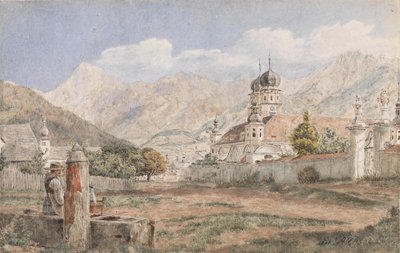 منظر لـ Stams Abbey في تيرول بواسطة جاكوب ألت