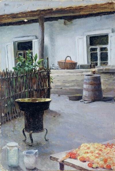 الطبخ المربى ، 1892 بواسطة ياكوف ياكوفليفيتش كالينيتشينكو