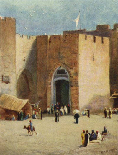 يافا. أو "بوابة الأسماك" (لون ليثو) بواسطة جيمس (بعد) كلارك