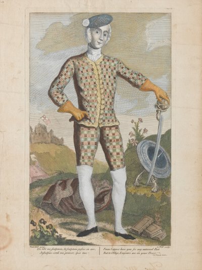 الأمير تشارلز إدوارد ستيوارت (نقش ملون) بواسطة جيمس (حوالي 1692-1767) (بعد) واسديل