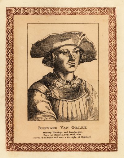 برنارد فان أورلي ، فنان عصر النهضة الفلمنكي ، 1817 (حفر) بواسطة جيمس (1780 بعد 1820) جيرتن