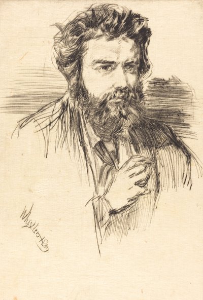 أستروك ، رجل أدبي ، 1859. بواسطة جيمس أبوت ماكنيل ويسلر