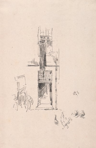Cocks and Hens ، فندق كولبير ، 1891. بواسطة جيمس أبوت ماكنيل ويسلر