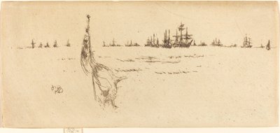 غمس العلم ، 1887. بواسطة جيمس أبوت ماكنيل ويسلر