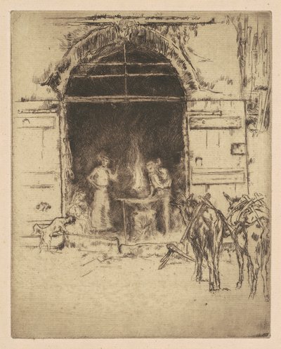 فلامنج فورج 1901. بواسطة جيمس أبوت ماكنيل ويسلر