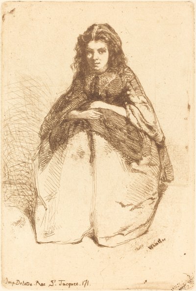 كاريكاتير ، 1858. بواسطة جيمس أبوت ماكنيل ويسلر