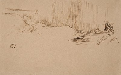 قراءة الفتاة في السرير ، 1882 بواسطة جيمس أبوت ماكنيل ويسلر