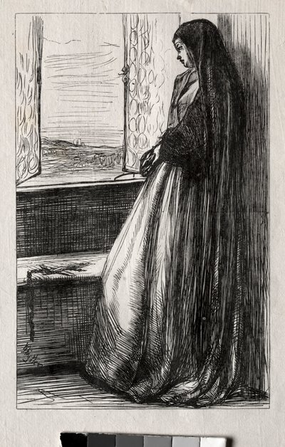 رسم توضيحي للكونت بروكهاردت مرة واحدة في الأسبوع ، 1862. بواسطة جيمس أبوت ماكنيل ويسلر