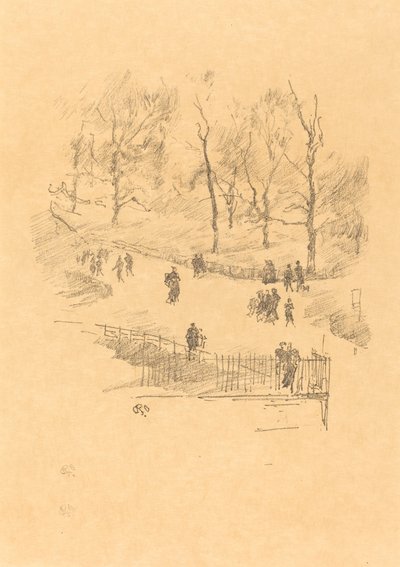 حدائق كنسينغتون 1896. بواسطة جيمس أبوت ماكنيل ويسلر
