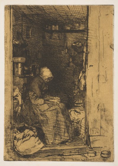 La Vielle aux Loques ، 1858. بواسطة جيمس أبوت ماكنيل ويسلر