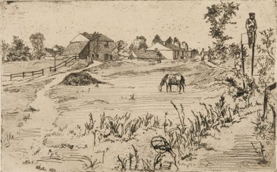 منظر طبيعي مع خيول ، 1859. بواسطة جيمس أبوت ماكنيل ويسلر