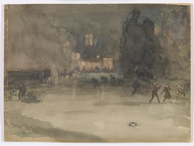 الموسيقى الهادئة: أمستردام في الشتاء ، 1882. بواسطة جيمس أبوت ماكنيل ويسلر