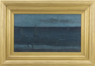 الموسيقى الليلية: الأزرق والفضي - بوغنور ، 1871-1876 بواسطة جيمس أبوت ماكنيل ويسلر