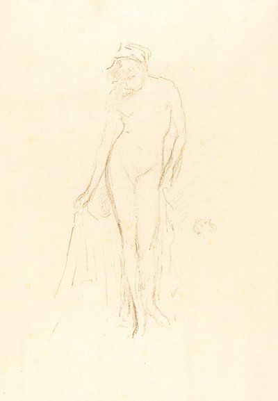 نموذج عارية ، واقفا ، ج. 1891. بواسطة جيمس أبوت ماكنيل ويسلر