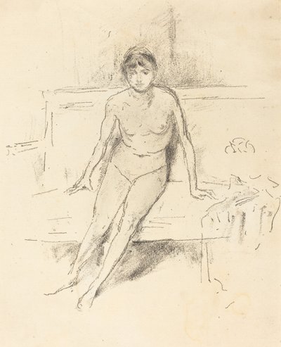 نموذج عاري على أريكة إمبراطورية ، 1893. بواسطة جيمس أبوت ماكنيل ويسلر