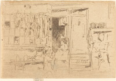 محل الملابس القديمة رقم 1 ج. 18841886. بواسطة جيمس أبوت ماكنيل ويسلر