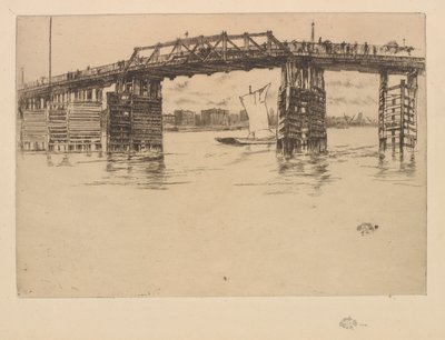 جسر باترسي القديم ، 1879. بواسطة جيمس أبوت ماكنيل ويسلر