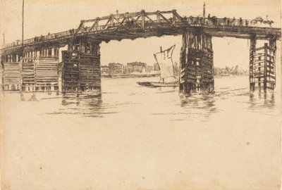 جسر باترسي القديم ، 1879. بواسطة جيمس أبوت ماكنيل ويسلر