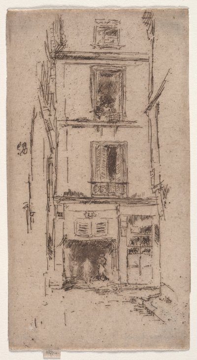 Rue des Bons Enfants، Tours. بواسطة جيمس أبوت ماكنيل ويسلر