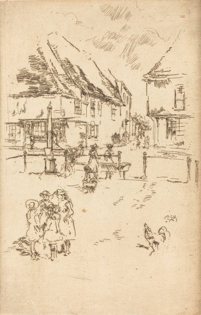 الديك والمضخة ، ج. 1887. بواسطة جيمس أبوت ماكنيل ويسلر