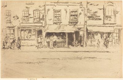 متجر الأسماك ، مشغول تشيلسي 1887. بواسطة جيمس أبوت ماكنيل ويسلر