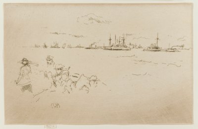الأسطول: مراقبون ، 1887. بواسطة جيمس أبوت ماكنيل ويسلر