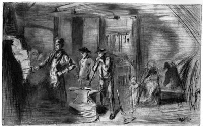 The Forge ، c1860 1904. بواسطة جيمس أبوت ماكنيل ويسلر