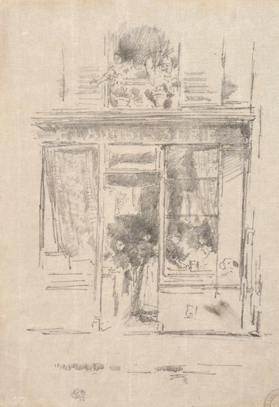 The Laundress - La Blanchisseuse de la Place Dauphine، 1894. بواسطة جيمس أبوت ماكنيل ويسلر