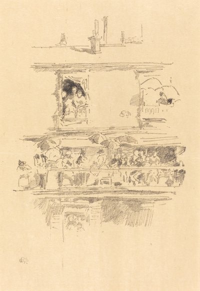 الشرفة الطويلة ، 1894. بواسطة جيمس أبوت ماكنيل ويسلر