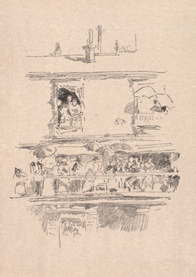 الشرفة الطويلة ، 1894. بواسطة جيمس أبوت ماكنيل ويسلر