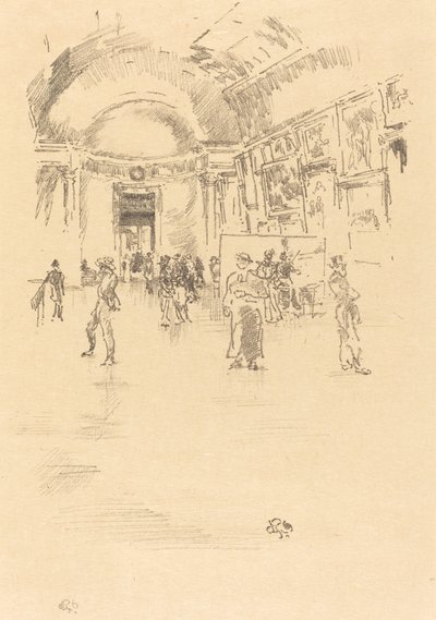 المعرض الطويل ، اللوفر ، 1894. بواسطة جيمس أبوت ماكنيل ويسلر