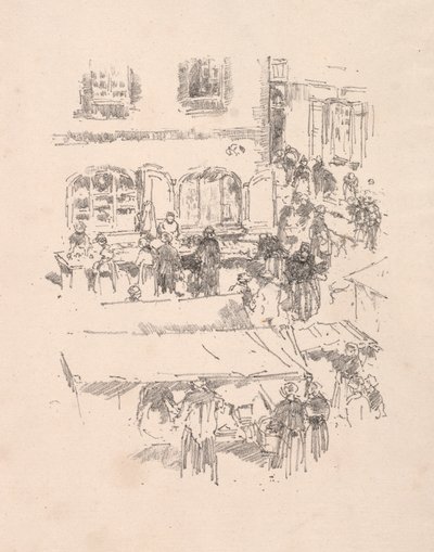 السوق ، فيتري ، 1893. بواسطة جيمس أبوت ماكنيل ويسلر