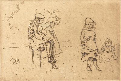 أطفال Menpes ، ج. 18841886. بواسطة جيمس أبوت ماكنيل ويسلر