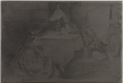 غرفة الموسيقى ، 1858. بواسطة جيمس أبوت ماكنيل ويسلر