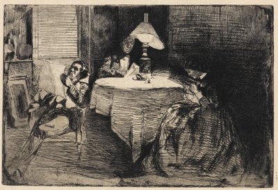 غرفة الموسيقى ، 1858. بواسطة جيمس أبوت ماكنيل ويسلر
