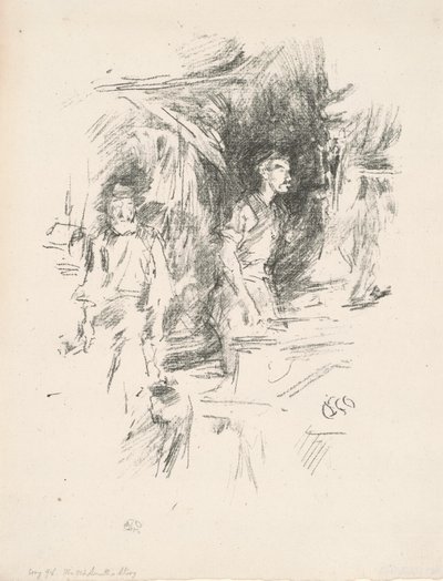 قصة أولد سميث ، 1895. بواسطة جيمس أبوت ماكنيل ويسلر